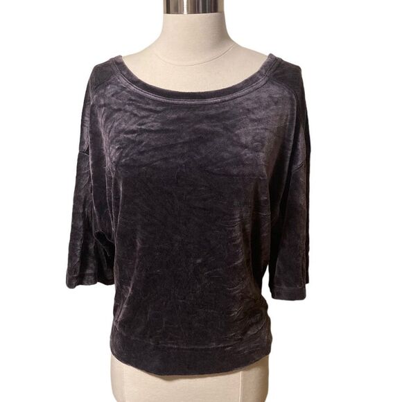 FREE PEOPLE We The Free- Valerie Crushed Velvet Low back Top - Picture 9 of 13